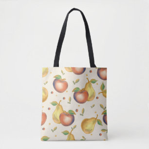 Apfel- und Birnen-Einkaufstasche Tasche