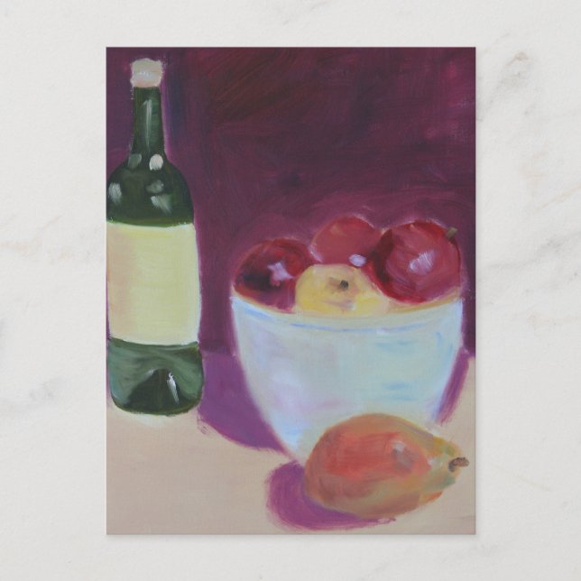 "Äpfel und Birnen" Postkarte (Vorderseite)