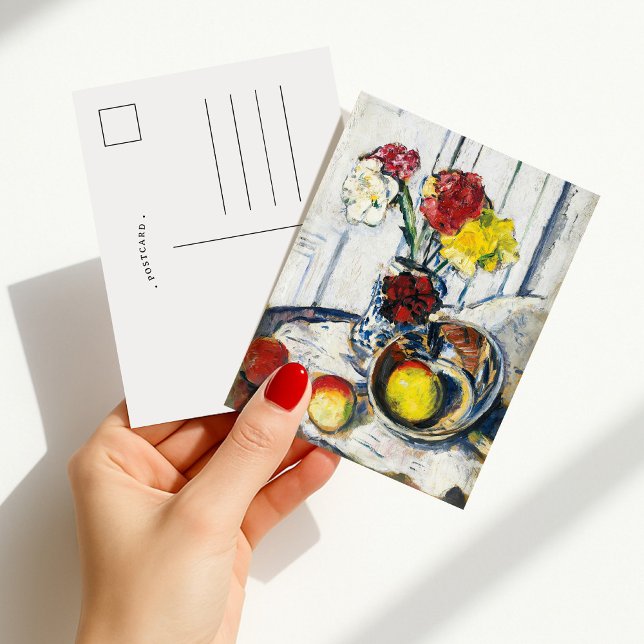 Äpfel und Blume | George Leslie Hunter Postkarte (Von Creator hochgeladen)