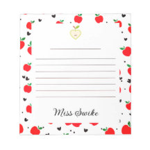 Äpfel und Herzlehrer