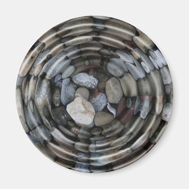 Äpfel und Kies Magnet (Vorne)