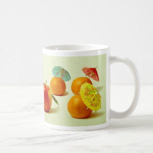 Apfel und Mandarinen - Exotic Fruit Panorama Kaffeetasse