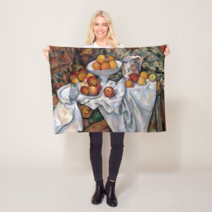 Äpfel und Orangen, Paul Cezanne, 1895-1900 Fleecedecke