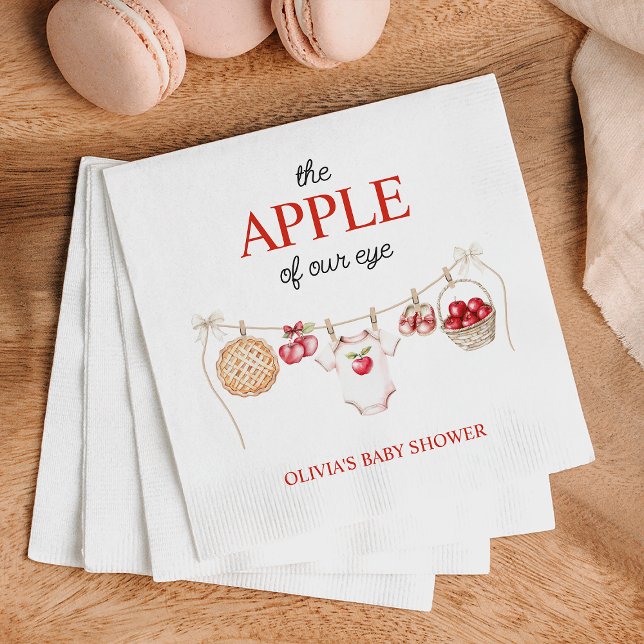 Apfel unserer Augapfel-Harvest-Fall-Baby-Dusche Serviette (Von Creator hochgeladen)
