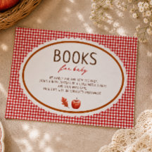 Apfel Unserer Augen Fall Baby Shower BÜCHER FÜR BA