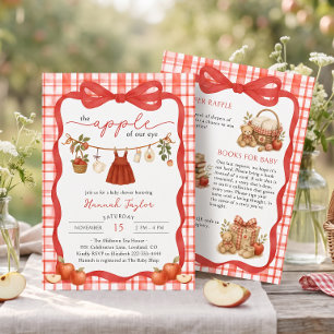 Apfel Unserer Augen Mädchen Baby Shower Einladung