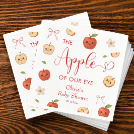 Apfel unserer Augenbabydusche Serviette