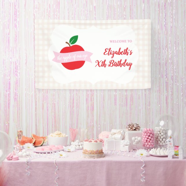 Apfel Unserer Augengirls Geburtstag Banner (Party)