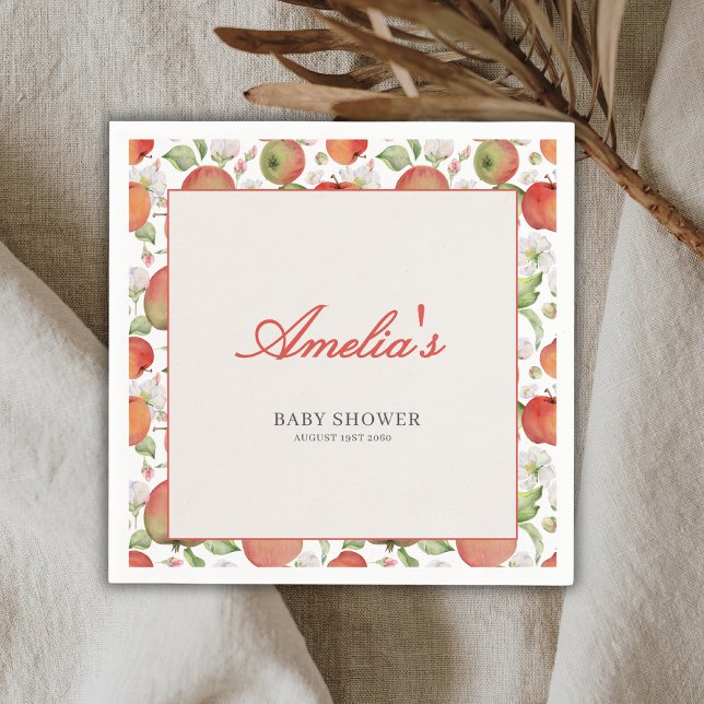 Apfel unserer Herbstdusche Serviette (Von Creator hochgeladen)