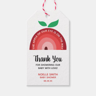 Apfel unseres Auges, Apple Rainbow Baby Dusche Dan Geschenkanhänger