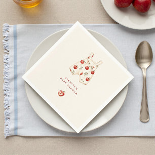 Apfel Unseres Auges Aquarell-Baby-Shower-Serviette Serviette