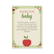 Apfel Unseres Auges Baby Shower Bücher für Baby Sü