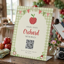 Apfel Unseres Auges Baby Shower Foto Share QR Code