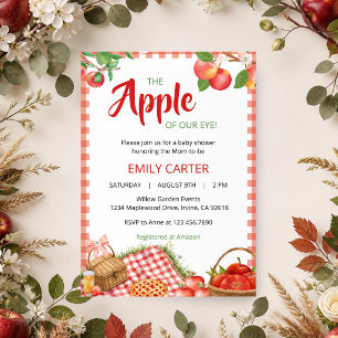 Apfel Unseres Auges Herbst-Baby-Shower-Einladung Einladung