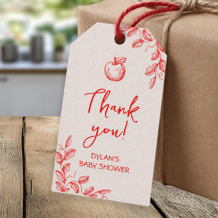 Apfel Unseres Auges Herbsternte-Baby-Shower-Mitgeb Geschenkanhänger