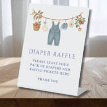 Apfel Unseres Auges Junge Baby Shower Windel-Raffl