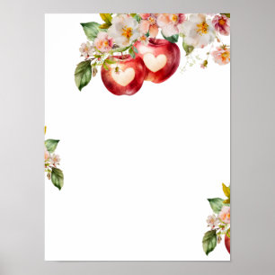 Apfel unseres Auges Poster