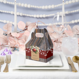 Apfel Unseres Auges Rustikale Herbst-Babyparty Geschenkschachtel