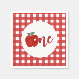 Apfel unseres ersten Geburtstages Napkins Serviette