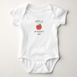 Apfel von (Papa, Mama, Ihre Wahl)Augen individuell Baby Strampler