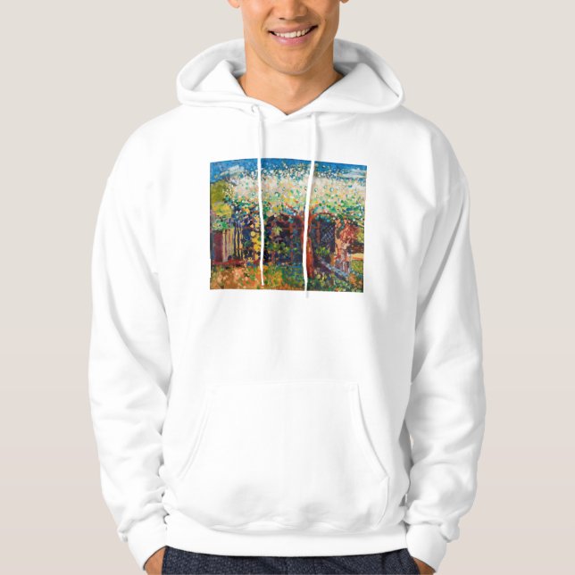 Apfelbaum-Blüte Hoodie (Vorderseite)