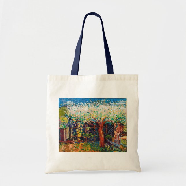 Apfelbaum-Blüte Tragetasche (Vorne)