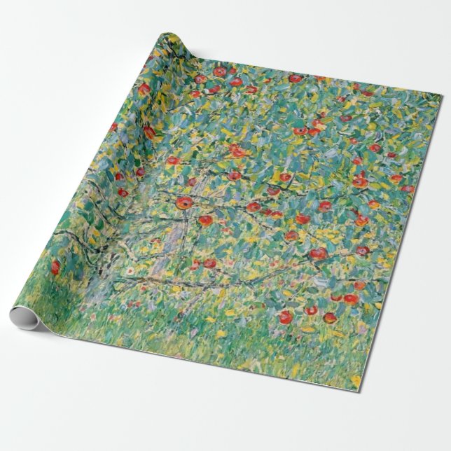 Apfelbaum Gustav Klimt Geschenkpapier (Ungerollt)