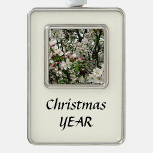 Apfelbaum im Blut Rahmen-Ornament Silber