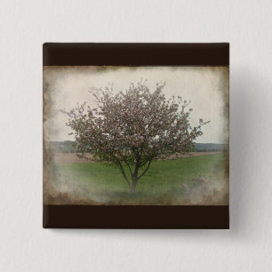 Apfelbaum in Bloom Button