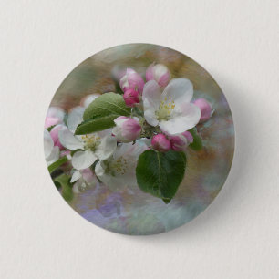 Apfelbaumblüten Button