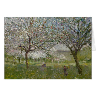 Apfelbäume in Blume