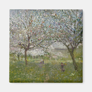 Apfelbäume in der Blume Magnet