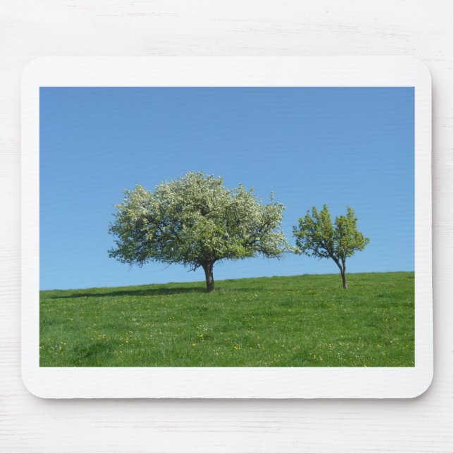 Apfelbäume Mousepad (Vorne)