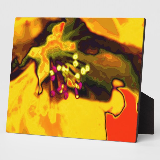 Apfelblüte Fotoplatte (Seite)