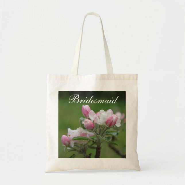 Apfelblüte Hochzeitstasche Tragetasche (Vorne)