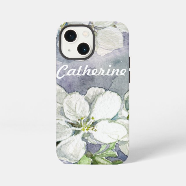 Apfelblüte iPhone Hülle (Rückseite)