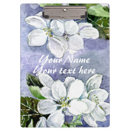 Apfelblüte Klemmbrett
