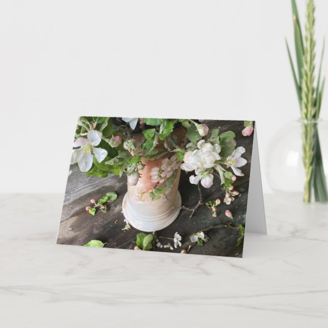 Apfelblüten 5 x 7 Karte (Vorderseite)