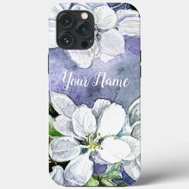 Apfelblüten iPhone / iPad Hülle (Rückseite)