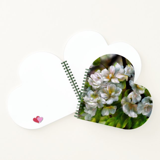 Apfelblüten Notizbuch (Innenseite)