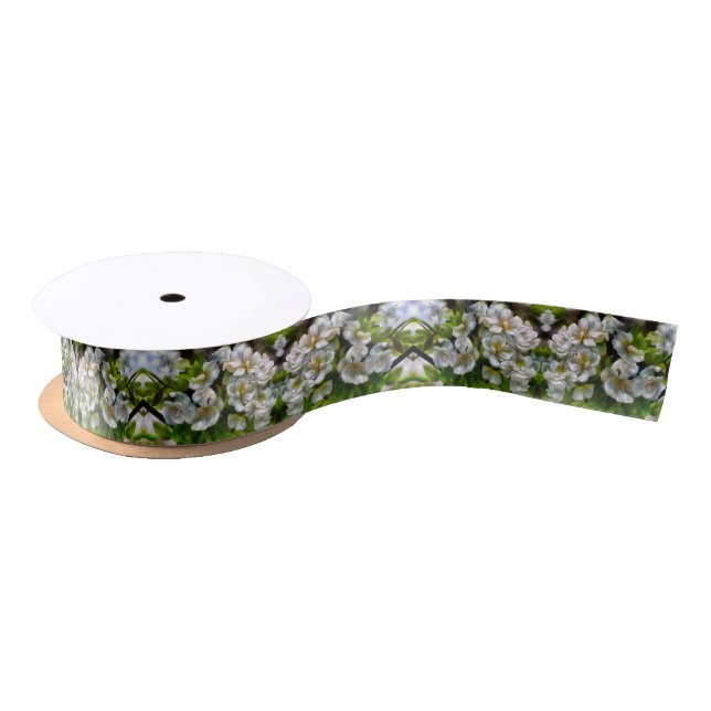 Apfelblüten Satinband (Spule)