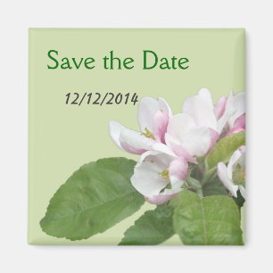 Apfelblüten Save-the-Date Magnet