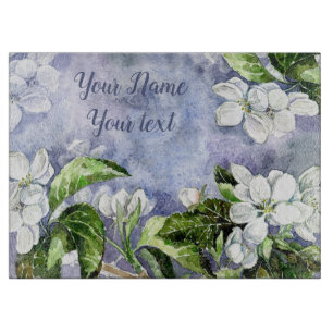 Apfelblüten Schnitt B Schneidebrett