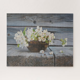 Apfelblüten-Stillleben – Original-Kunstwerk