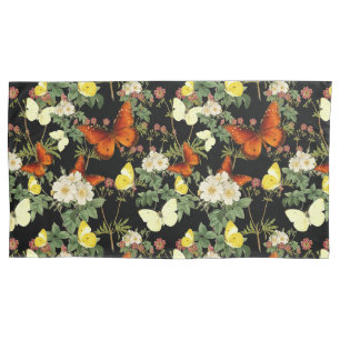 Apfelblüten und Schmetterlinge King Pillowcases Kissenbezug