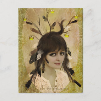 Äpfeldieb Postkarte