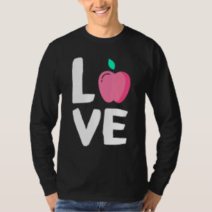 Apfelfrucht Sommer Vegan Apfelsaft T-Shirt