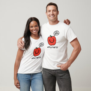 Apfelgeschmack Niedlich Fruit Apple Pun T - Shirt