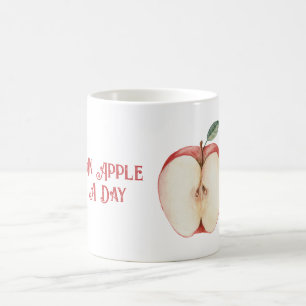 Apfelgrünes Blatt Obst Kaffeetasse