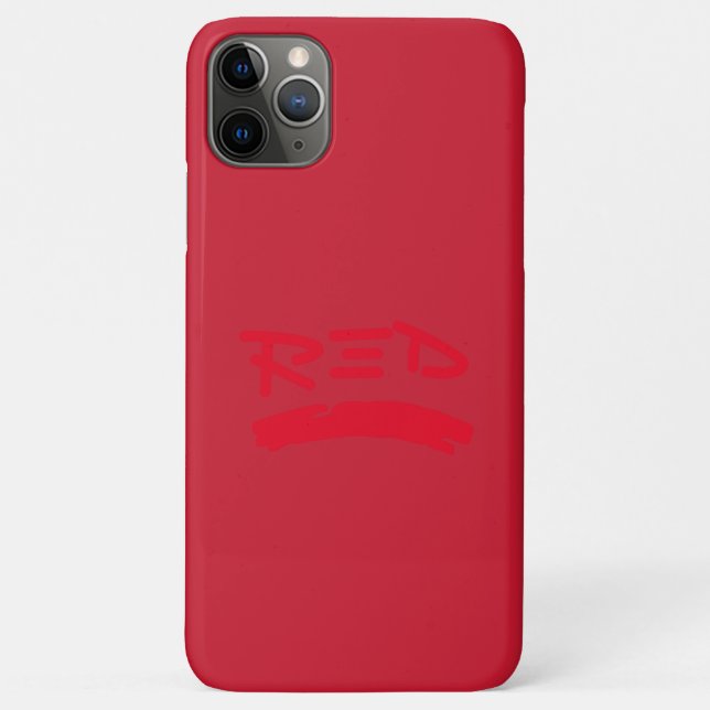 Apfelhandy 11pro max Gehäuse RED DESIGN Case-Mate iPhone Hülle (Rückseite)